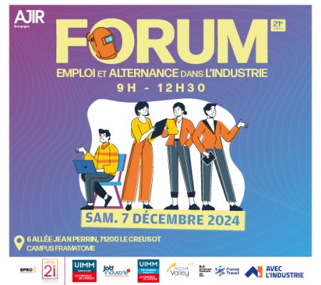 Déouvrez l'actualité de Job + Industrie : 21e édition du Forum Emploi et Alternance dans l'Industrie